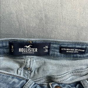 Hollister Super Stretchy High Waisted Skinny Jeans